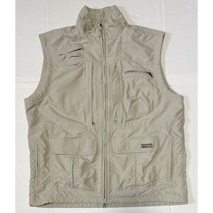 COLUMBIA GRT Omni-Dry - Men's Vintage Full Zip Hunting Fishing Vest - X-Large XL